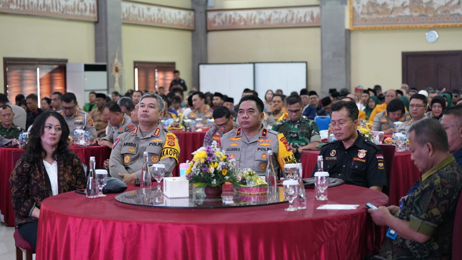 podiumnews.com-Kapolda Bali Gelar Deklarasi Pemilu Damai