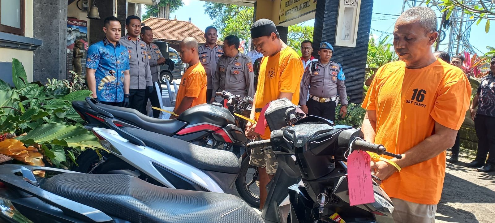 podiumnews.com-Polsek Abiansemal Ungkap Dua Kasus Curanmor