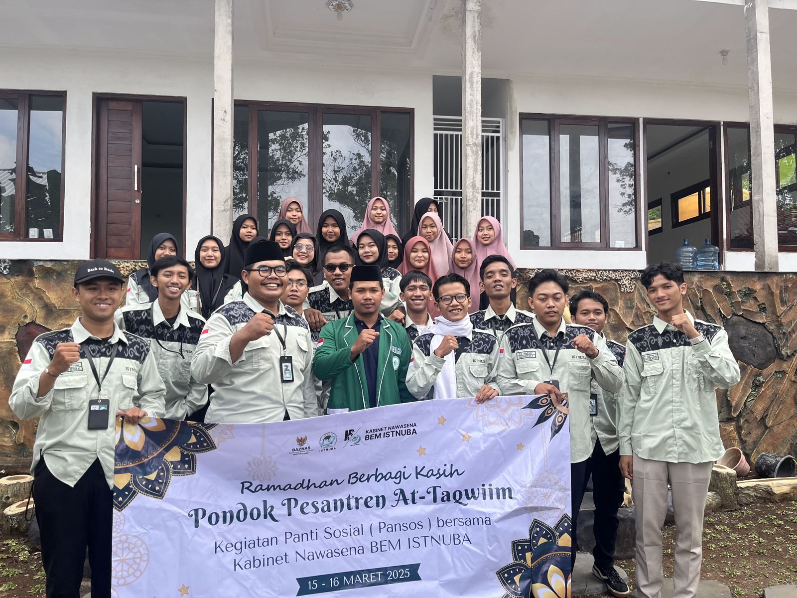 podiumnews.com-BEM ISTNUBA dan BEM PTNU Gelar Baksos Ramadhan