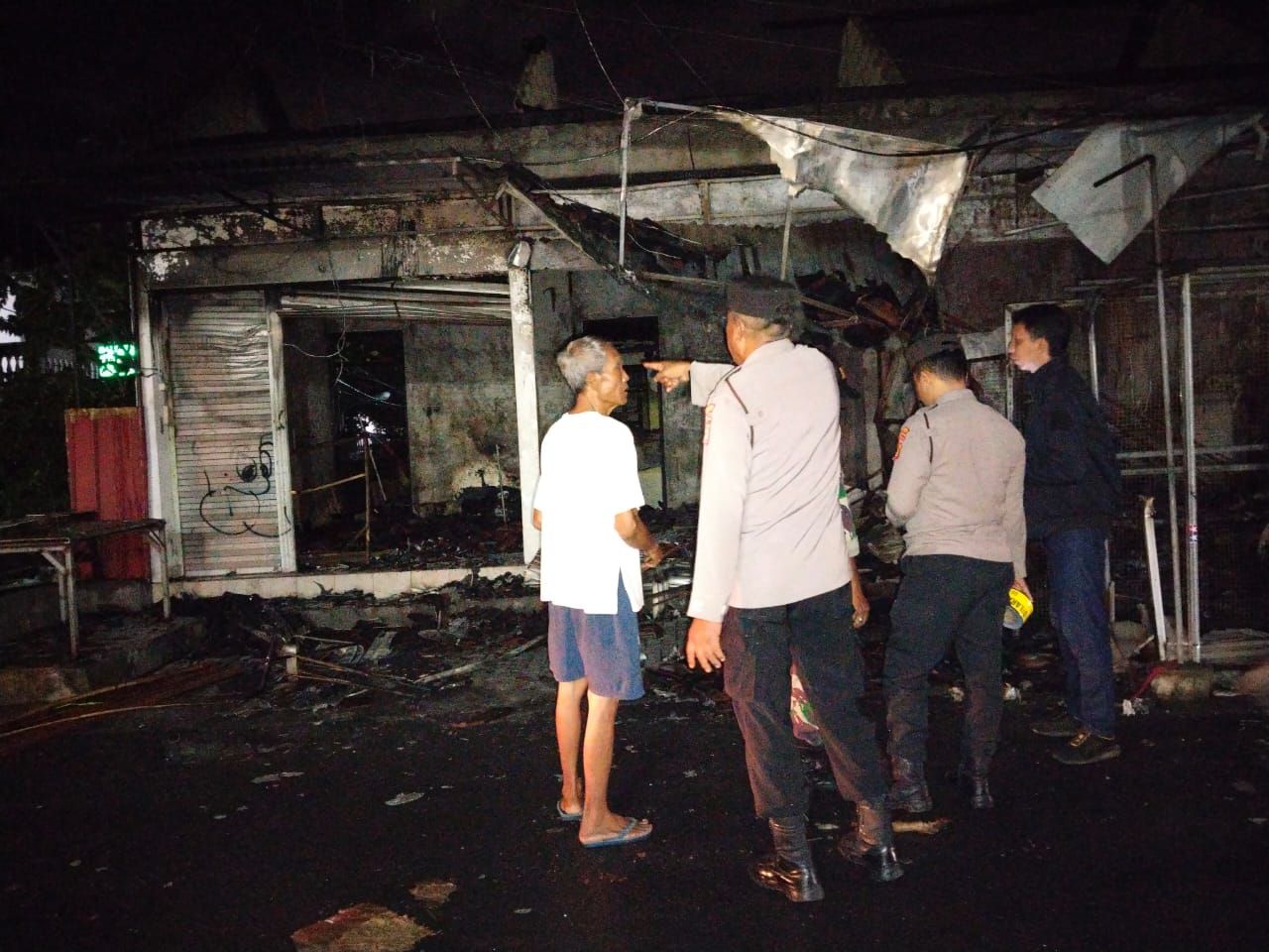 podiumnews.com-Ledakan Kompor Gas Ludeskan Ruko dan Kosan di Denpasar