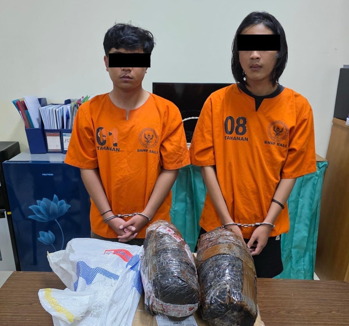 Kurir Ganja Sumut Tertangkap Transaksi di Pasar Buleleng 