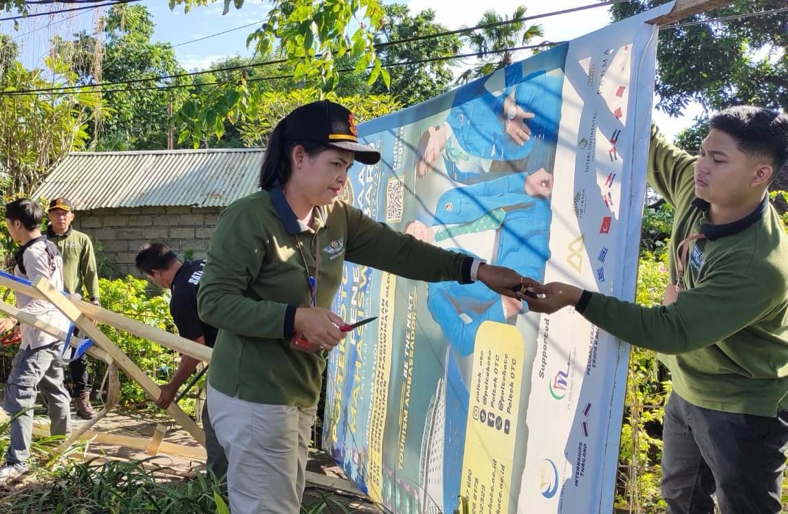 podiumnews.com-Ratusan Atribut Promosi Bodong di Denpasar Ditertibkan