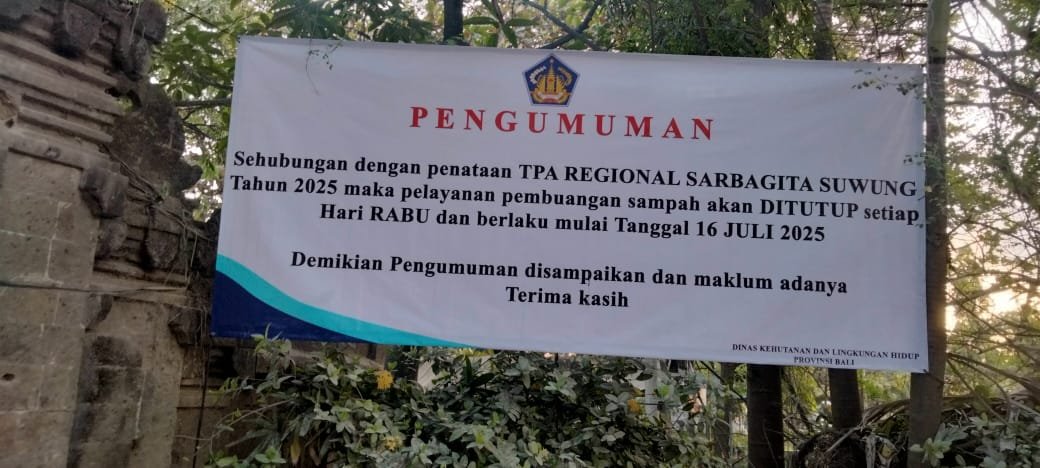 Ingat, TPA Suwung Ditutup Setiap Rabu