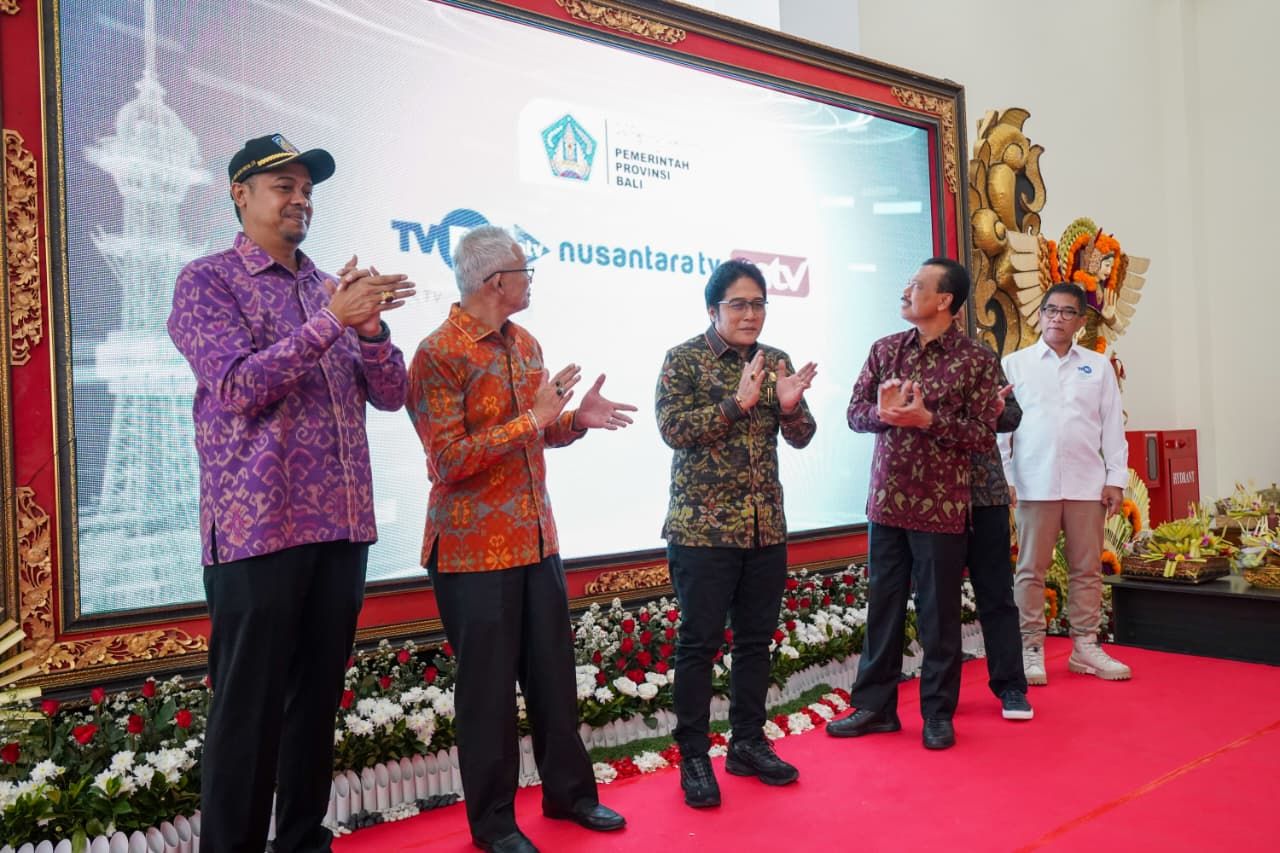 Turyapada Tower Kini Siarkan 22 Stasiun TV, Diresmikan Wagub Bali