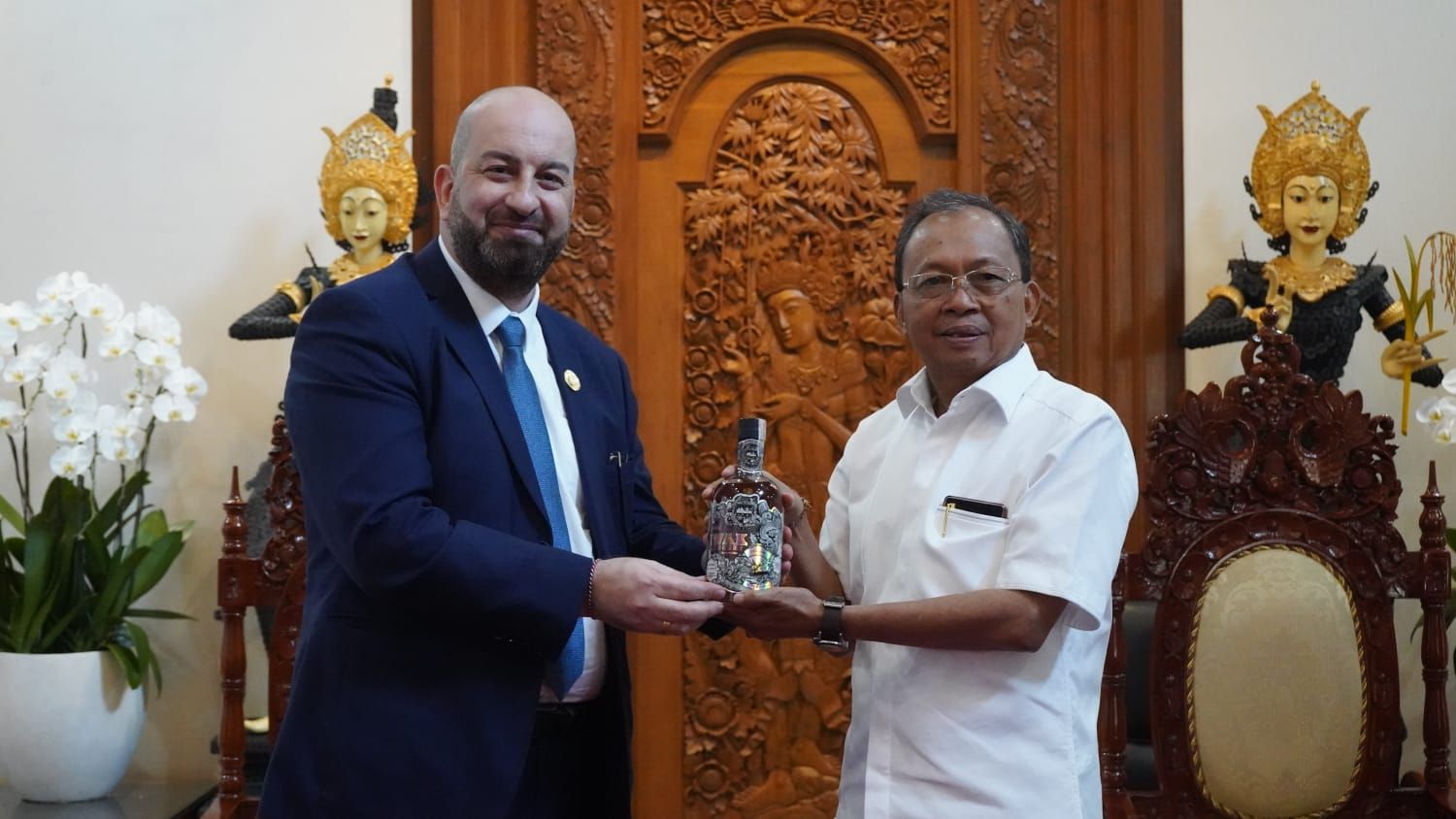 Dubes Georgia Temui Gubernur Bali, Bahas Konsulat Kehormatan dan Potensi Kerja Sama