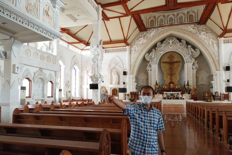 Gereja Katedral Denpasar Siapkan Protokol Kesehatan dengan Ketat