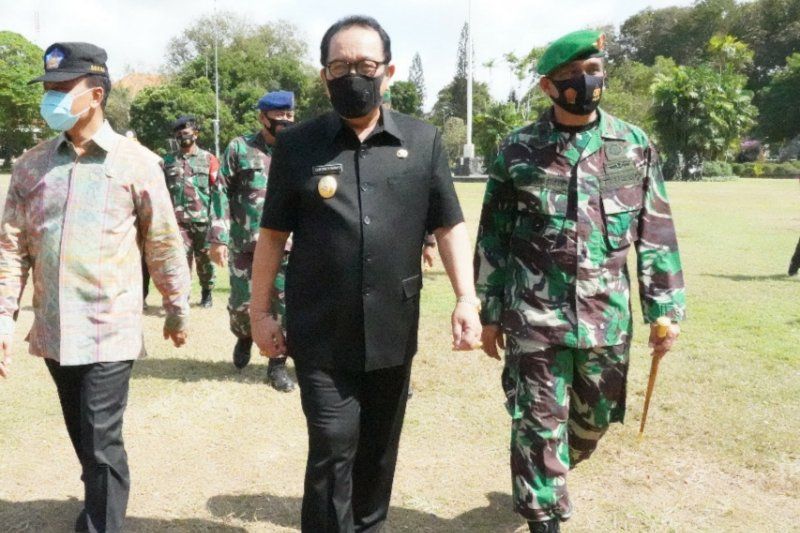 Korem Wira Satya Terapkan Pergub Bali Terkait Denda Tak Bermasker