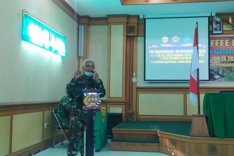 podiumnews.com-Kodim Badung Sasar Desa Wisata Kertalangu Jadi Objek TMMD ke-109