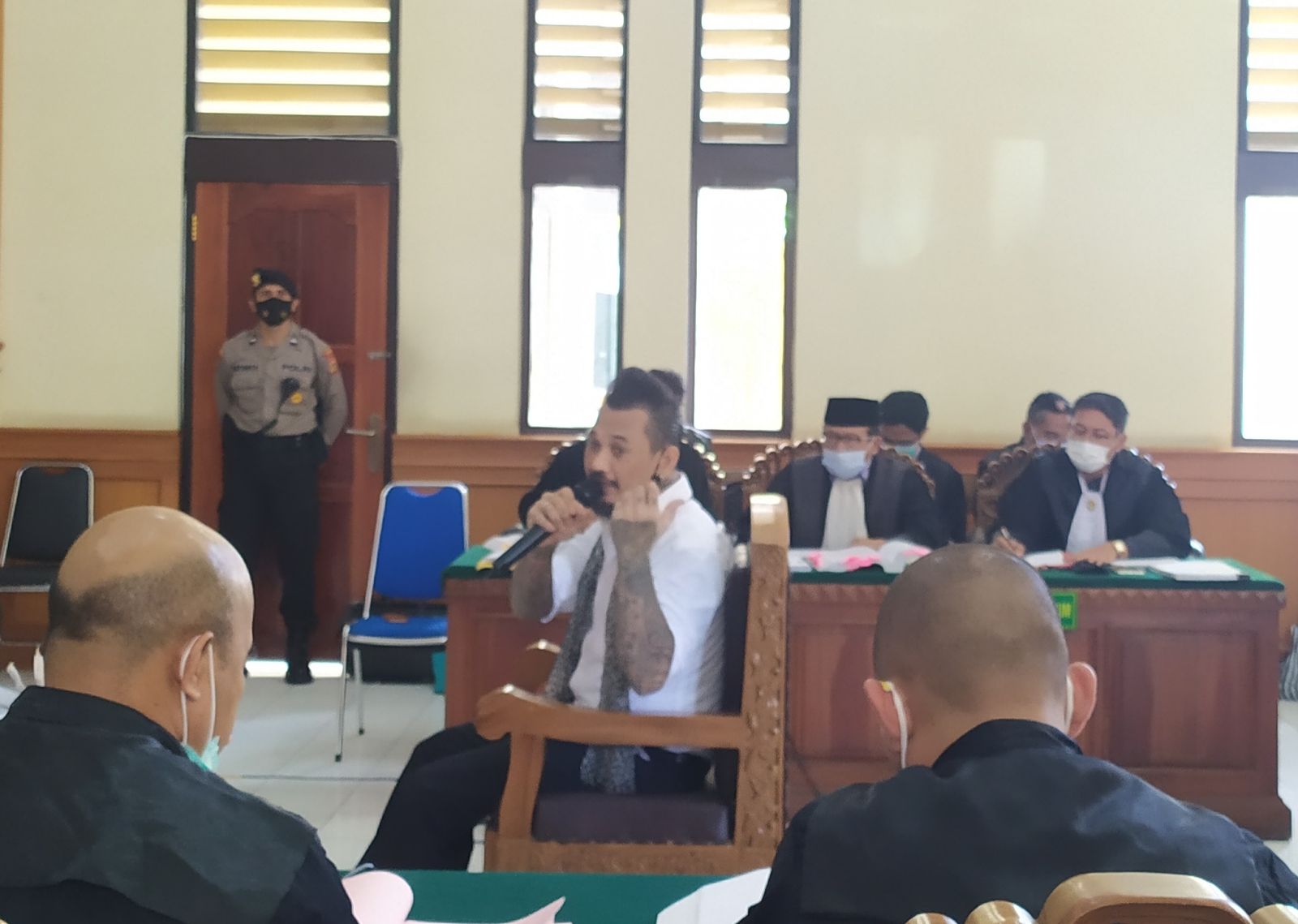 podiumnews.com-Ditanya Soal Postingan, Jerinx SID: Salahnya Dimana