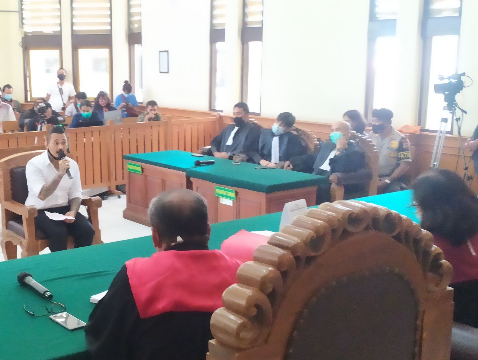 podiumnews.com-Jerinx Ajukan Permohonan Hukuman Percobaan