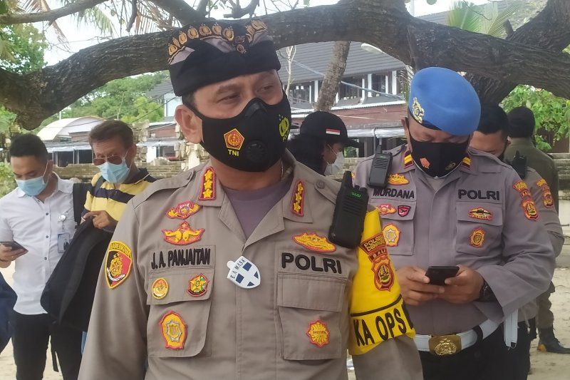 podiumnews.com-Vaksin COVID-19 Tiba di Bali, Polresta Denpasar Jaga Ketat