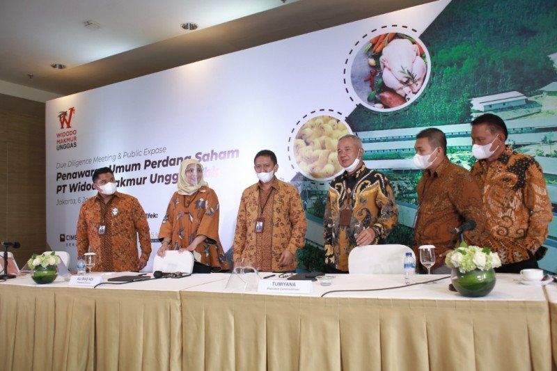 podiumnews.com-Harga IPO Perdana Widodo Makmur Unggas Sebesar Rp.180 Per Saham