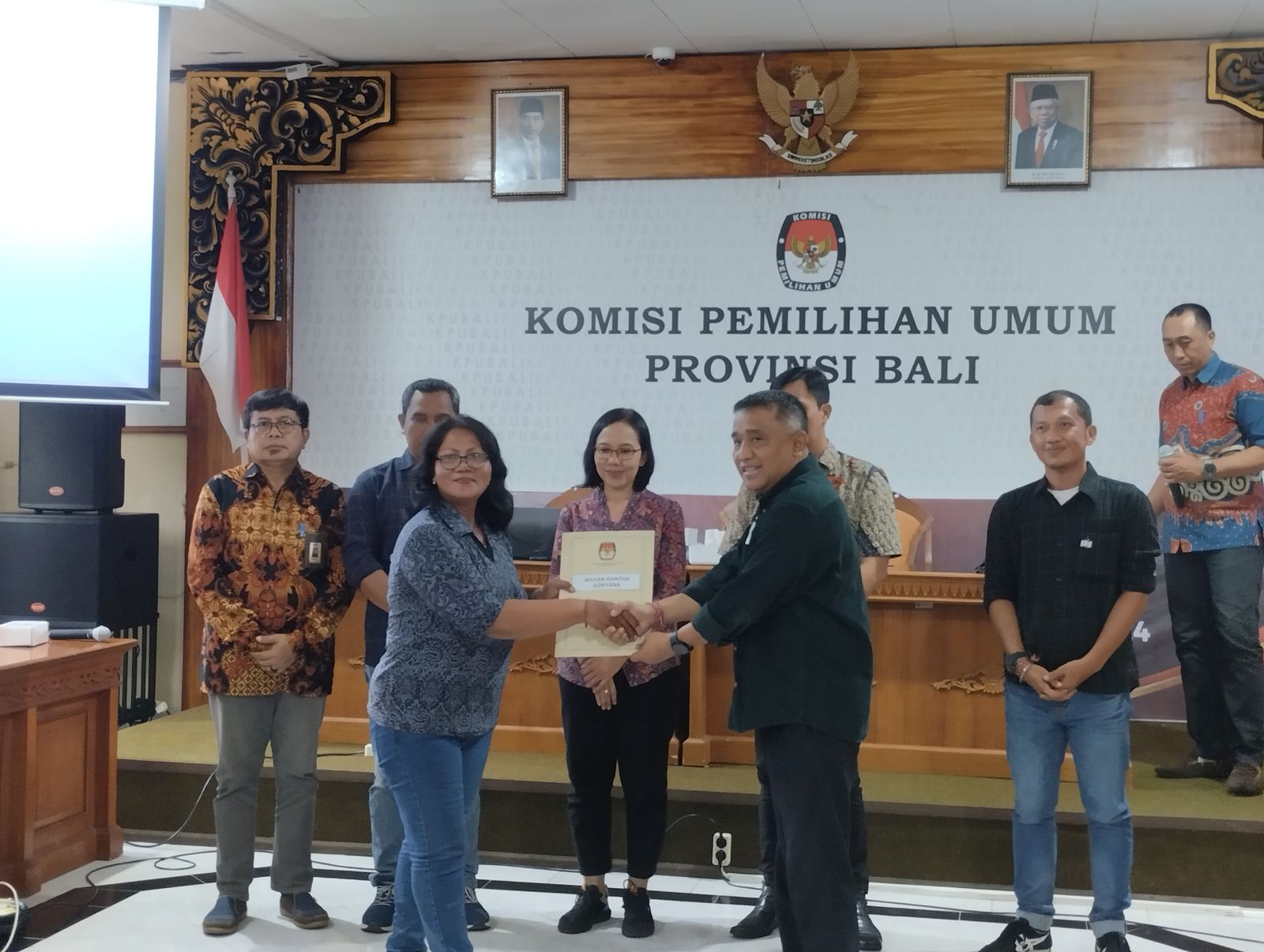 podiumnews.com-KPU Bali Lakukan Verifikasi Administrasi Bacalon DPD RI