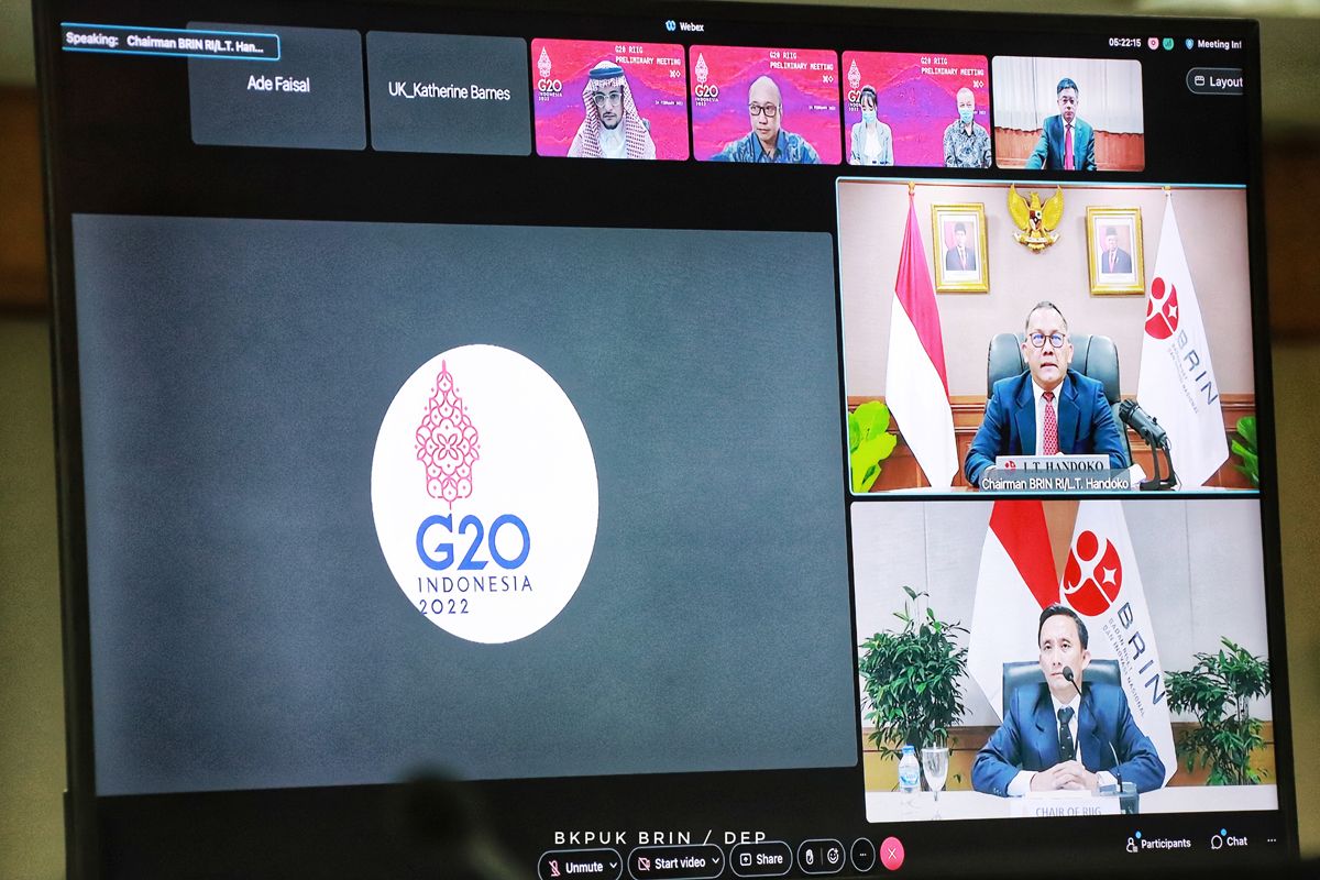 podiumnews.com-BRIN Usulkan Sharing Pendanaan dan Kemitraan Penelitian Global Pada RIIG G20