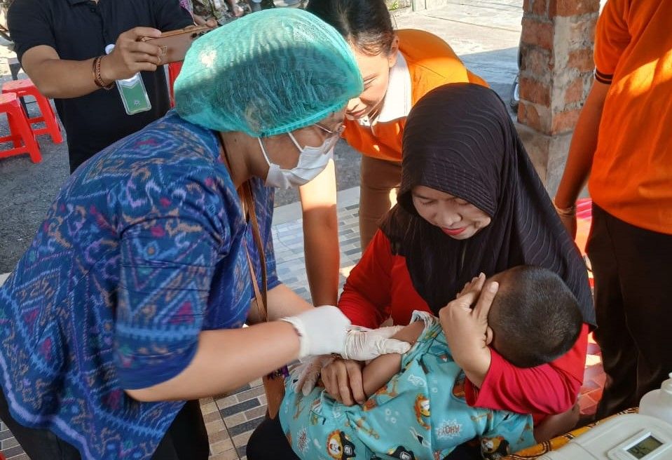 Cegah Penyebaran Campak, Pemkot Denpasar Gelar Imunisasi Massal Gratis