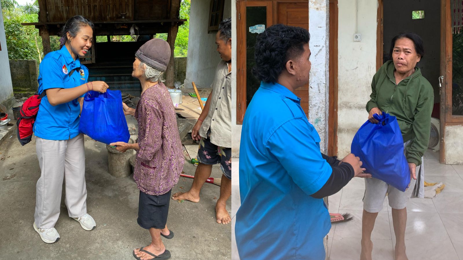 podiumnews.com-Milenial Menyapa KNPI Klungkung, Bahagiakan Lansia dan Difabel