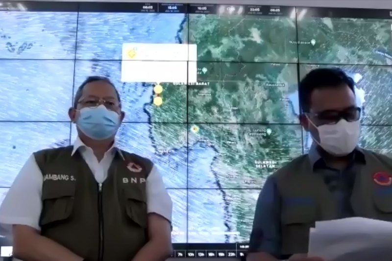 podiumnews.com-BNPB Catat 46 Korban Jiwa Akibat Gempa Sulbar