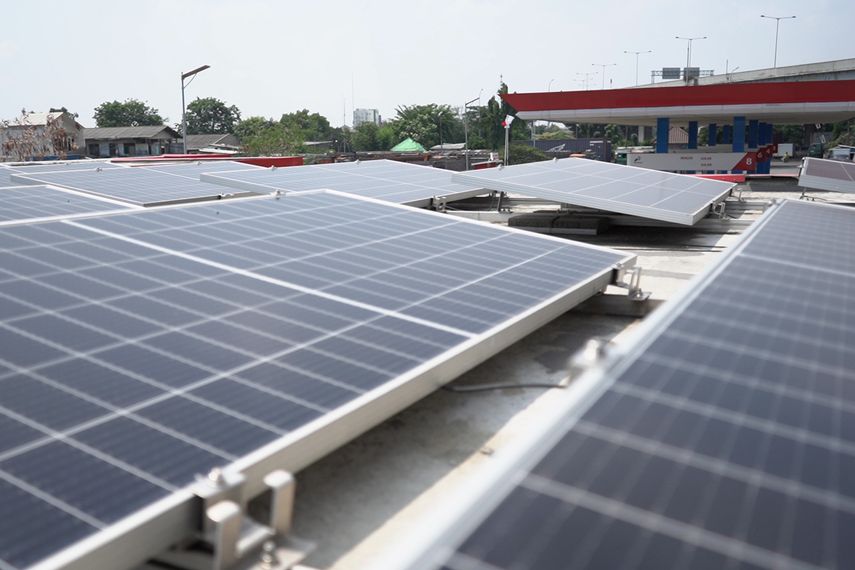 podiumnews.com-Tahun Depan Jumlah PLTS SPBU Pertamina Naik 10 Kali Lipat