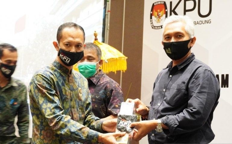 podiumnews.com-KPU Badung Dituntut Kerja Ekstra Hadapi Pasangan Calon Tunggal
