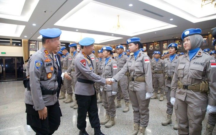8 Personel Polda Bali Ikut Misi Perdamaian PBB ke Afrika Selatan