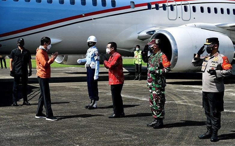 podiumnews.com-Presiden Jokowi Resmikan Bandara Toraja