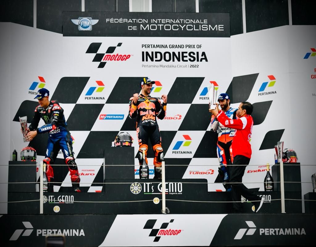 podiumnews.com-Jokowi Beralih Dukung Quartararo lantaran Marc Marquez Absen