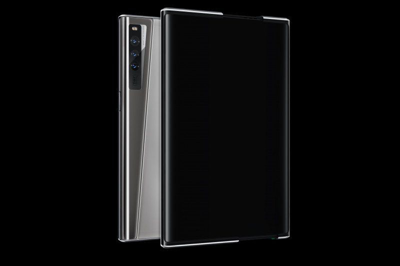 podiumnews.com-Oppo Perkenalkan Ponsel Layar Gulung