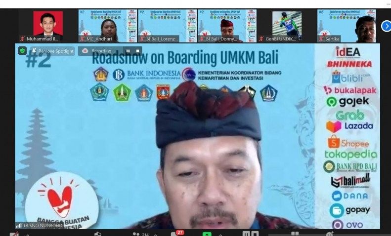 podiumnews.com-BI Bali Fasilitasi 250 UMKM Ikuti Program "On Boarding"