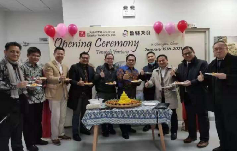 podiumnews.com-Ada Pabrik Tempe Indonesia di Shanghai