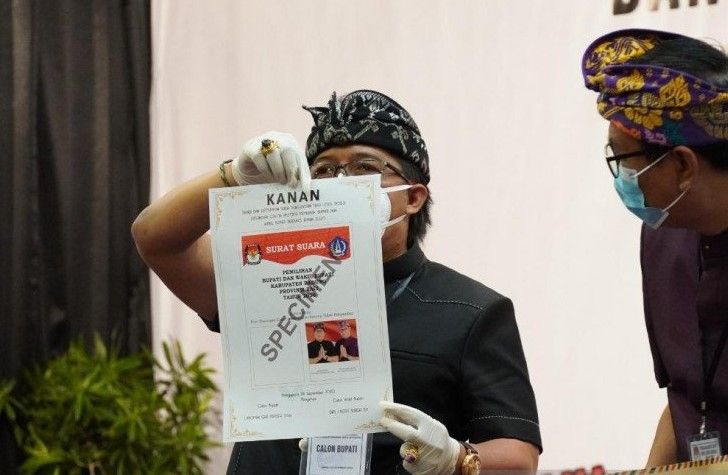 podiumnews.com-Paslon "GiriAsa" Resmi Tempati Kolom Kanan pada Pilkada Badung