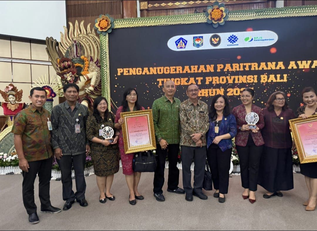 Denpasar Raih Paritrana Award Tingkat Provinsi Bali, Komitmen Lindungi Pekerja