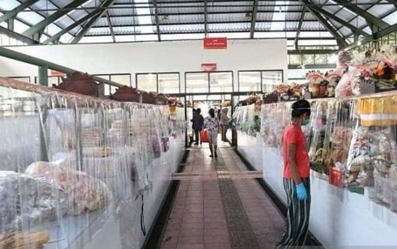 podiumnews.com-Disperindag Denpasar Pantau Harga Bahan Pokok di Pasar Traisional