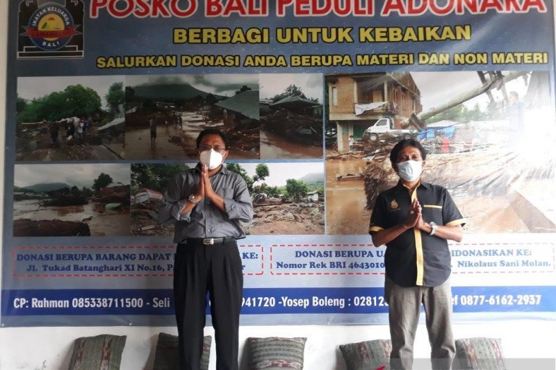 Paguyuban Lamaholot Bali Buka Posko Peduli Korban Banjir NTT