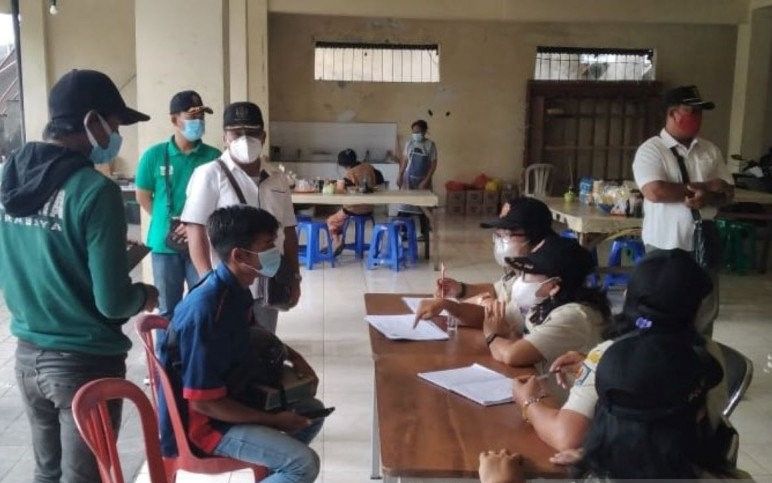 podiumnews.com-Tim Yustisi Denpasar Jaring 13 Pelanggar Prokes Covid-19