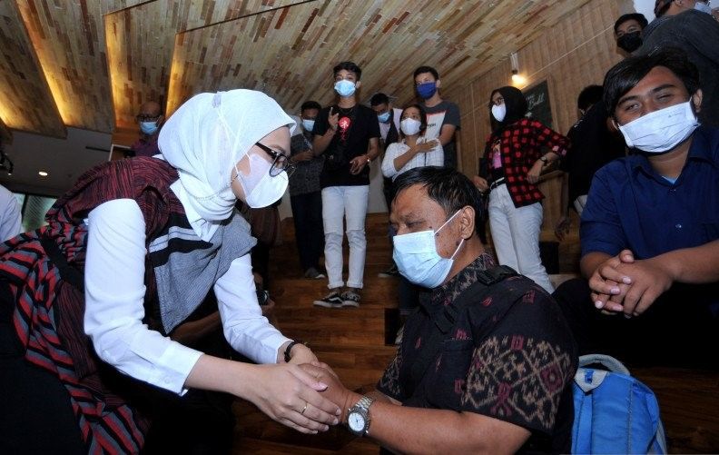 podiumnews.com-Stafsus Presiden Minta Penyandang Disabilitas Jadi Prioritas Vaksinasi