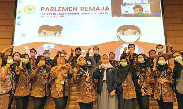 podiumnews.com-131 Pelajar Lolos Seleksi Parlemen Remaja 2021