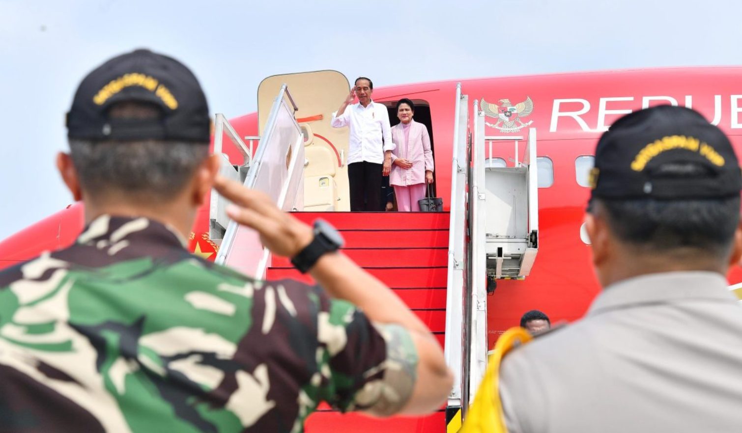 Bertolak ke Kaltim, Presiden Jokowi Akan Hadiri Nusantara TNI Fun Run