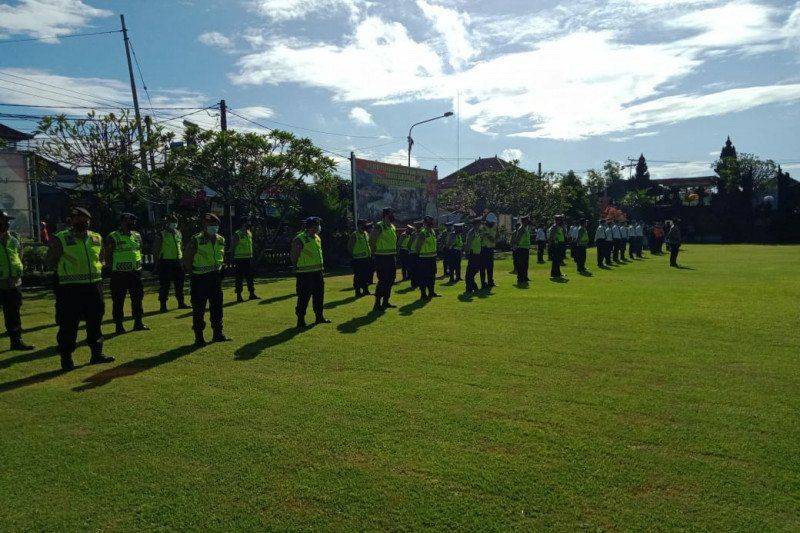 podiumnews.com-Polresta Denpasar Tingkatkan Keamanan Gereja Jelang Paskah