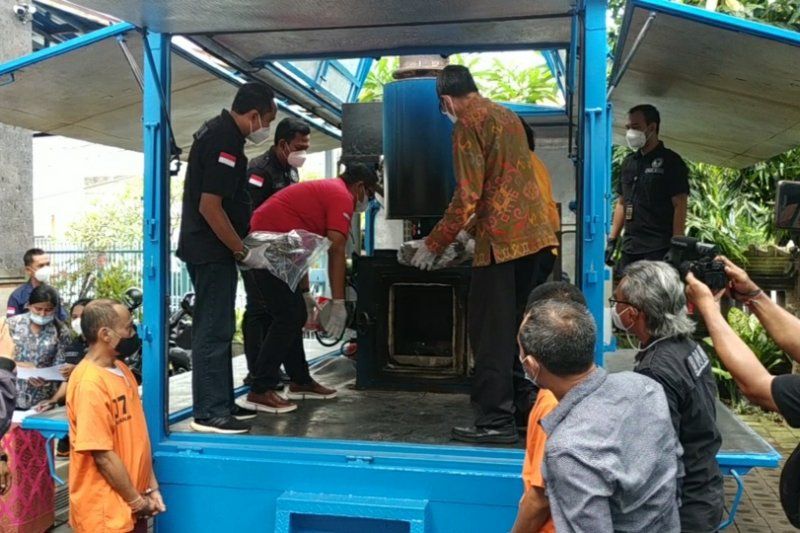 podiumnews.com-BNN Bali Musnahkan 28 Kg Ganja Hasil Tangkapan Jaringan Lintas Provinsi