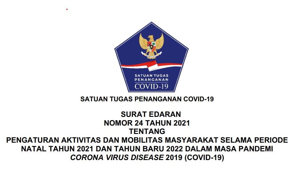 podiumnews.com-Simak, Ini Aturan Aktivitas dan Mobilitas Masyarakat Selama Periode Nataru
