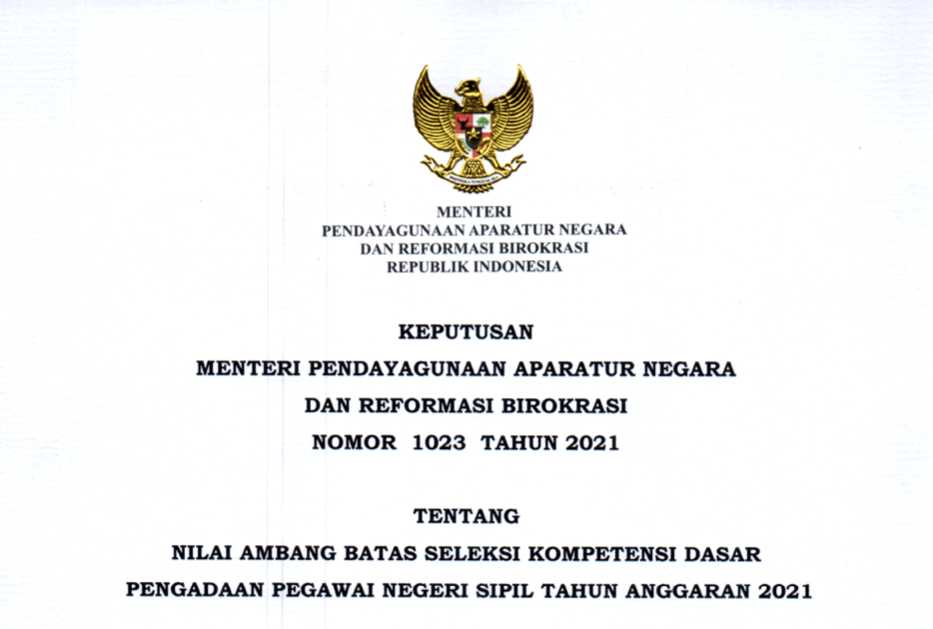 podiumnews.com-Penting, Simak Perubahan Nilai Ambang Batas SKD Seleksi CPNS 2021