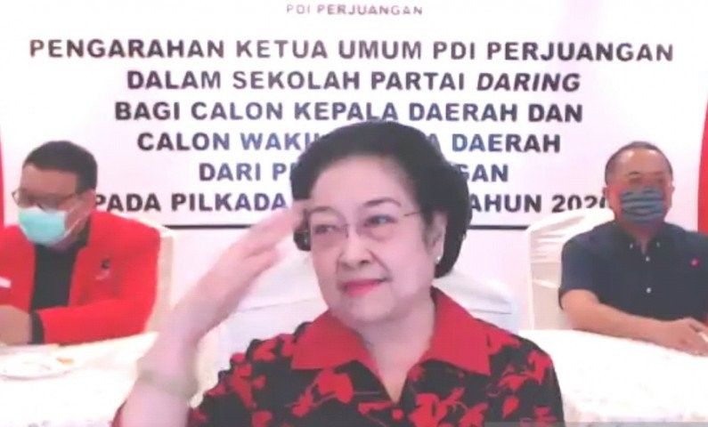 podiumnews.com-Megawati Minta Calon Kepala Daerah  PDIP Tiru Kepemimpinan Jokowi
