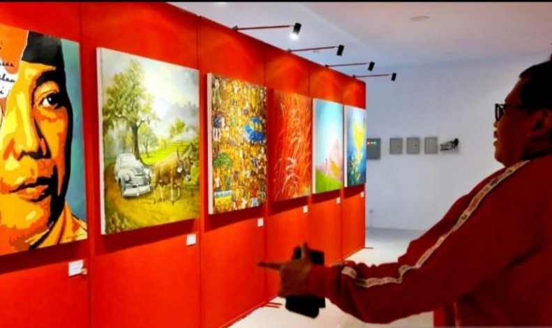 podiumnews.com-Megawati Akan Buka Pameran Lukisan Bulan Bung Karno di Yogyakarta