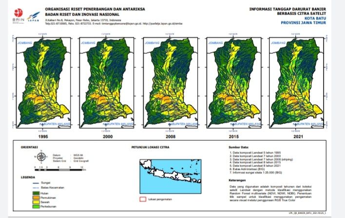 podiumnews.com-Ini Penjelasan BRIN Tentang Penyebab Banjir Bandang di Kota Batu