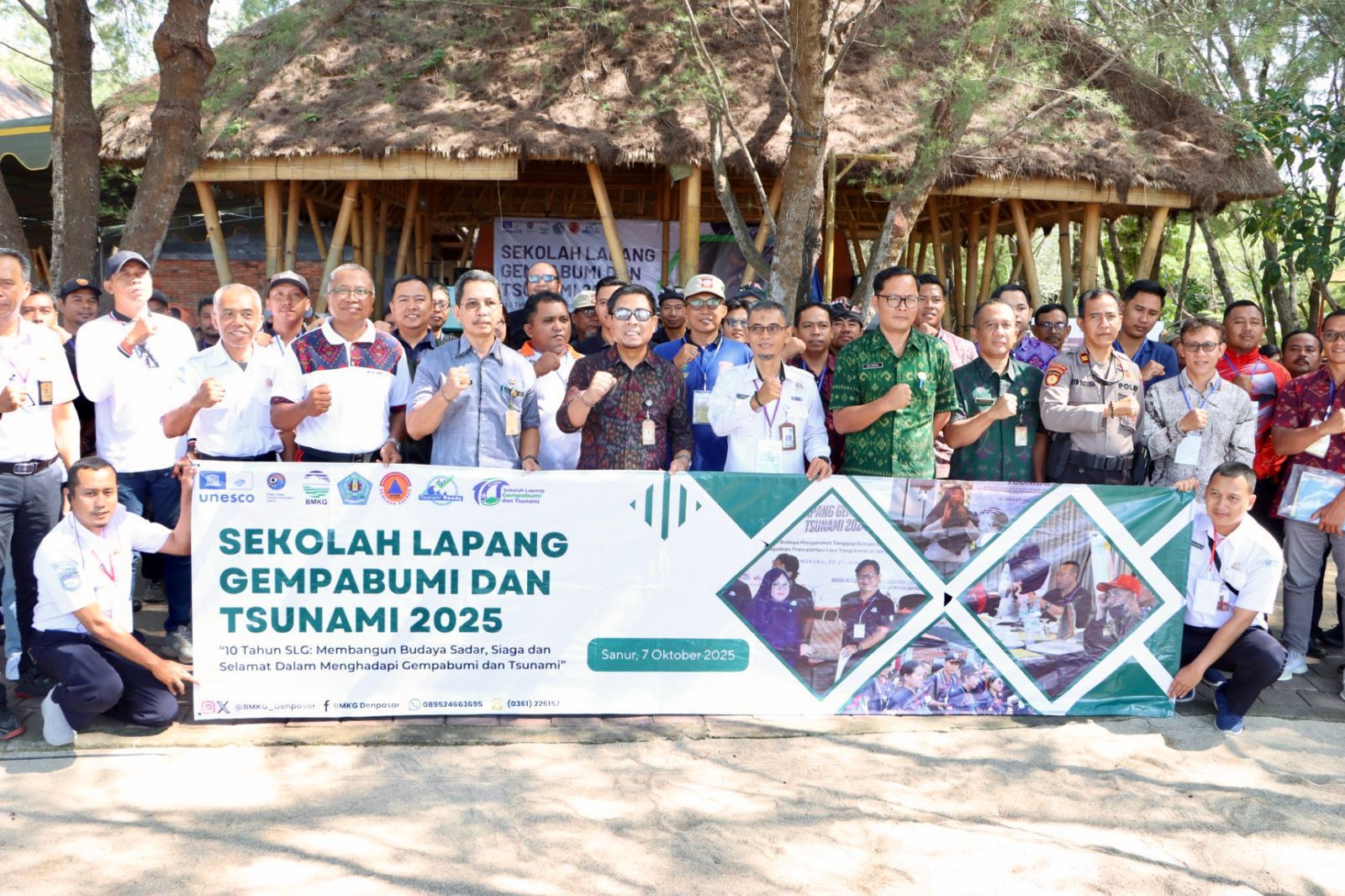 podiumnews.com-Sekolah Lapang Gempabumi dan Tsunami Wujudkan Komunitas Siaga di Pesisir Sanur