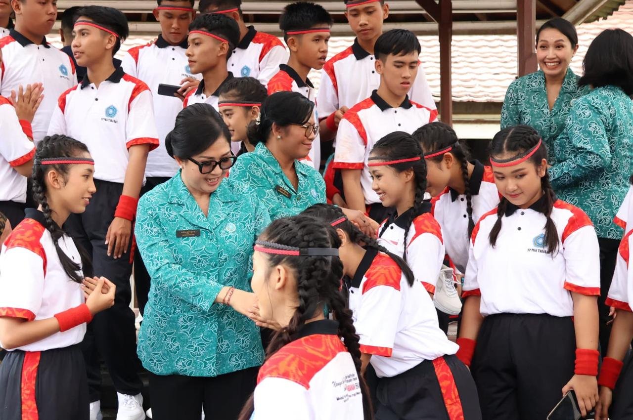 Pelajar Tabanan Tampil di Lomba HKG PKK Bali