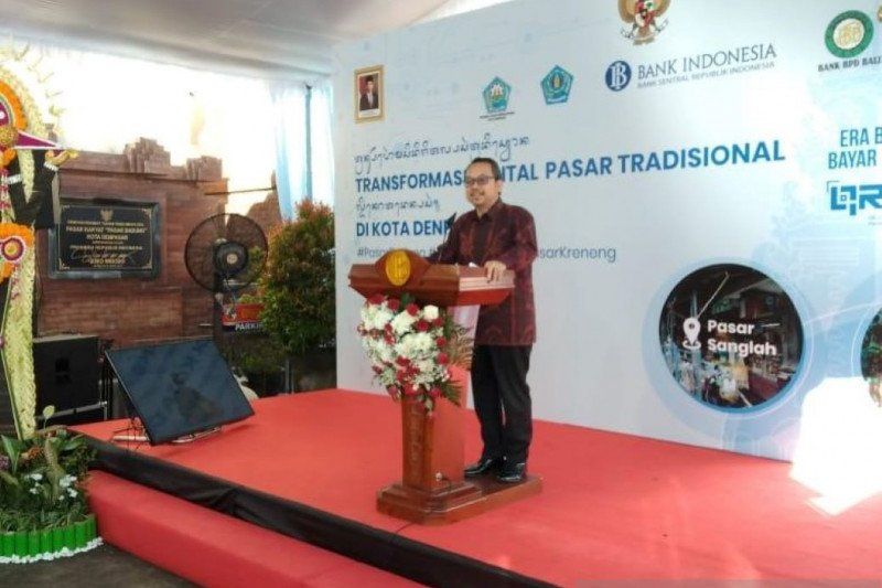 podiumnews.com-BI Bali Perluas Transformasi Digital di Pasar Tradisional Denpasar