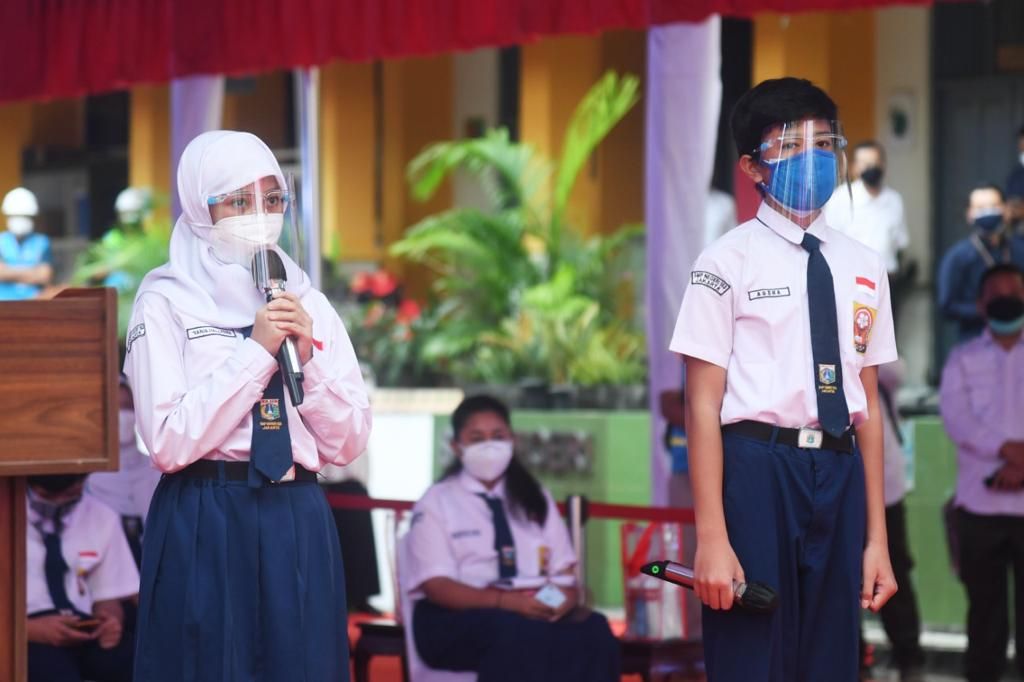 podiumnews.com-Saat Para Pelajar Ungkapkan Kerinduan Sekolah Tatap Muka kepada Presiden