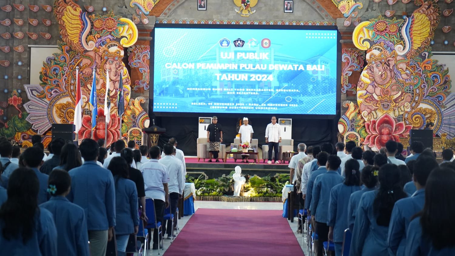 Dihadapan Ribuah Mahasiswa Undiksha, Koster-Giri Tegaskan Pentingnya Memilih Figur Bali yang Paham Bali