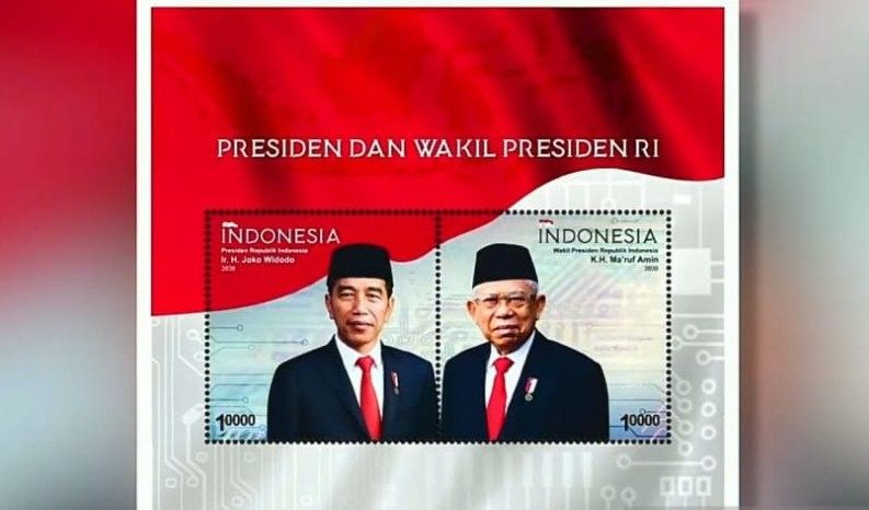 podiumnews.com-Kementerian Kominfo Luncurkan Prangko Seri Jokowi-Ma'ruf Amin